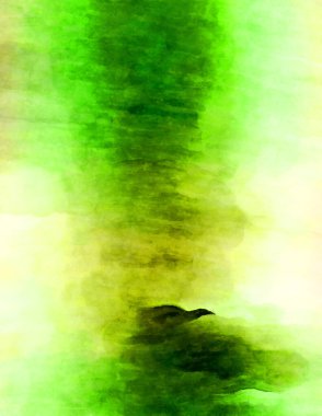 Soyut suluboya sanat eserleri. Fırça boyalı dijital resim. Renkli yaratıcı suluboya çizimi.