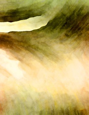 Soyut suluboya sanat eserleri. Fırça boyalı dijital resim. Renkli yaratıcı suluboya çizimi.