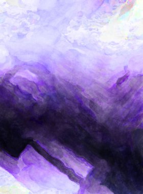 Soyut suluboya sanat eserleri. Fırça boyalı dijital resim. Renkli yaratıcı suluboya çizimi.