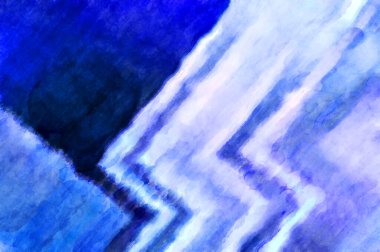 Soyut suluboya sanat eserleri. Fırça boyalı dijital resim. Renkli yaratıcı suluboya çizimi.