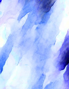 Soyut suluboya sanat eserleri. Fırça boyalı dijital resim. Renkli yaratıcı suluboya çizimi.