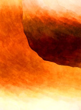 Soyut suluboya sanat eserleri. Fırça boyalı dijital resim. Renkli yaratıcı suluboya çizimi.