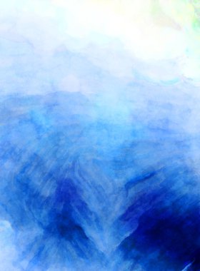 Soyut suluboya sanat eserleri. Fırça boyalı dijital resim. Renkli yaratıcı suluboya çizimi.