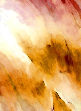 Soyut suluboya sanat eserleri. Fırça boyalı dijital resim. Renkli yaratıcı suluboya çizimi.