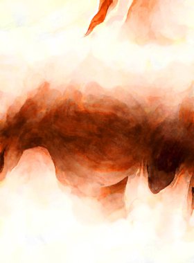 Soyut suluboya sanat eserleri. Fırça boyalı dijital resim. Renkli yaratıcı suluboya çizimi.