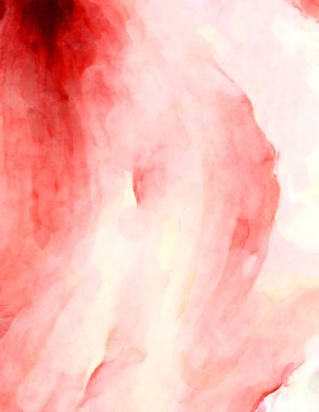 Soyut suluboya sanat eserleri. Fırça boyalı dijital resim. Renkli yaratıcı suluboya çizimi.