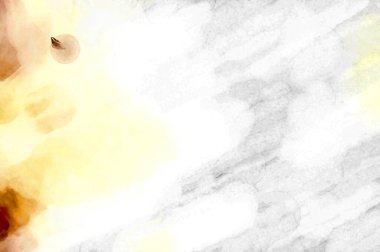 Soyut suluboya sanat eserleri. Fırça boyalı dijital resim. Renkli yaratıcı suluboya çizimi.