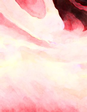 Soyut suluboya sanat eserleri. Fırça boyalı dijital resim. Renkli yaratıcı suluboya çizimi.