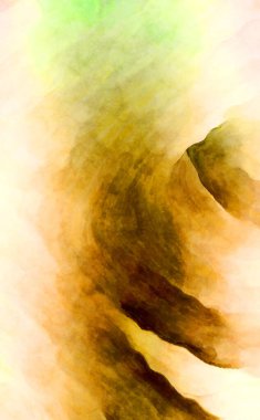 Soyut suluboya sanat eserleri. Fırça boyalı dijital resim. Renkli yaratıcı suluboya çizimi.