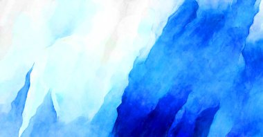 Soyut suluboya sanat eserleri. Fırça boyalı dijital resim. Renkli yaratıcı suluboya çizimi.