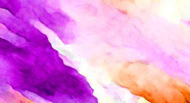 Soyut suluboya sanat eserleri. Fırça boyalı dijital resim. Renkli yaratıcı suluboya çizimi.