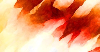 Soyut suluboya sanat eserleri. Fırça boyalı dijital resim. Renkli yaratıcı suluboya çizimi.