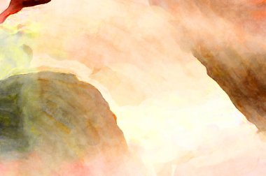 Soyut suluboya sanat eserleri. Fırça boyalı dijital resim. Renkli yaratıcı suluboya çizimi.