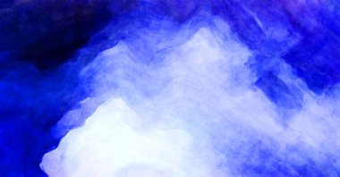 Soyut suluboya sanat eserleri. Fırça boyalı dijital resim. Renkli yaratıcı suluboya çizimi.