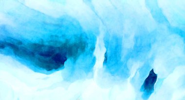 Soyut suluboya sanat eserleri. Fırça boyalı dijital resim. Renkli yaratıcı suluboya çizimi.