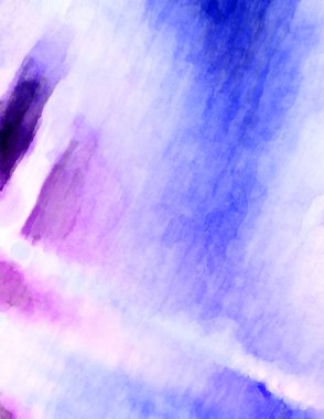 Soyut suluboya sanat eserleri. Fırça boyalı dijital resim. Renkli yaratıcı suluboya çizimi.