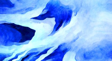 Soyut suluboya sanat eserleri. Fırça boyalı dijital resim. Renkli yaratıcı suluboya çizimi.