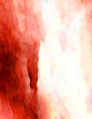 Soyut suluboya sanat eserleri. Fırça boyalı dijital resim. Renkli yaratıcı suluboya çizimi.