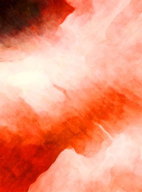 Soyut suluboya sanat eserleri. Fırça boyalı dijital resim. Renkli yaratıcı suluboya çizimi.