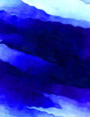 Soyut suluboya sanat eserleri. Fırça boyalı dijital resim. Renkli yaratıcı suluboya çizimi.