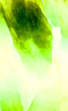 Soyut suluboya sanat eserleri. Fırça boyalı dijital resim. Renkli yaratıcı suluboya çizimi.