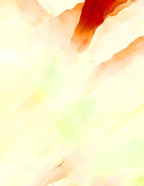 Soyut suluboya sanat eserleri. Fırça boyalı dijital resim. Renkli yaratıcı suluboya çizimi.