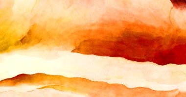 Soyut suluboya sanat eserleri. Fırça boyalı dijital resim. Renkli yaratıcı suluboya çizimi.