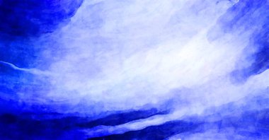 Soyut suluboya sanat eserleri. Fırça boyalı dijital resim. Renkli yaratıcı suluboya çizimi.