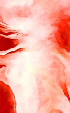 Soyut suluboya sanat eserleri. Fırça boyalı dijital resim. Renkli yaratıcı suluboya çizimi.