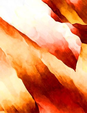 Soyut suluboya sanat eserleri. Fırça boyalı dijital resim. Renkli yaratıcı suluboya çizimi.