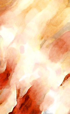 Soyut suluboya sanat eserleri. Fırça boyalı dijital resim. Renkli yaratıcı suluboya çizimi.