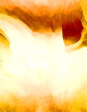 Soyut suluboya sanat eserleri. Fırça boyalı dijital resim. Renkli yaratıcı suluboya çizimi.