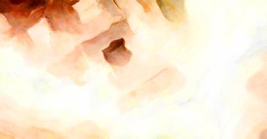 Soyut suluboya sanat eserleri. Fırça boyalı dijital resim. Renkli yaratıcı suluboya çizimi.