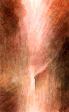 Soyut suluboya sanat eserleri. Fırça boyalı dijital resim. Renkli yaratıcı suluboya çizimi.