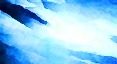 Soyut suluboya sanat eserleri. Fırça boyalı dijital resim. Renkli yaratıcı suluboya çizimi.