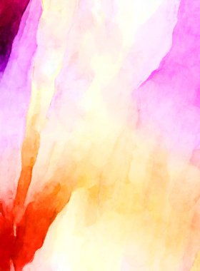 Soyut suluboya sanat eserleri. Fırça boyalı dijital resim. Renkli yaratıcı suluboya çizimi.