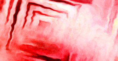 Soyut suluboya sanat eserleri. Fırça boyalı dijital resim. Renkli yaratıcı suluboya çizimi.