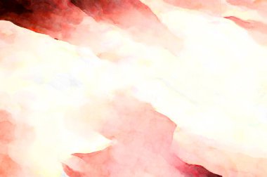 Soyut suluboya sanat eserleri. Fırça boyalı dijital resim. Renkli yaratıcı suluboya çizimi.