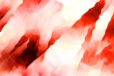 Soyut suluboya sanat eserleri. Fırça boyalı dijital resim. Renkli yaratıcı suluboya çizimi.