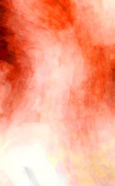 Soyut suluboya sanat eserleri. Fırça boyalı dijital resim. Renkli yaratıcı suluboya çizimi.