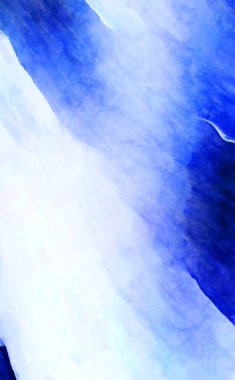 Soyut suluboya sanat eserleri. Fırça boyalı dijital resim. Renkli yaratıcı suluboya çizimi.