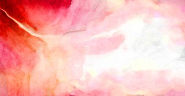 Soyut suluboya sanat eserleri. Fırça boyalı dijital resim. Renkli yaratıcı suluboya çizimi.