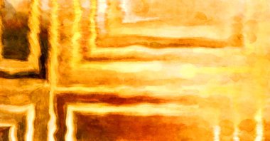 Soyut suluboya sanat eserleri. Fırça boyalı dijital resim. Renkli yaratıcı suluboya çizimi.