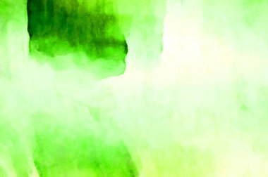 Soyut suluboya sanat eserleri. Fırça boyalı dijital resim. Renkli yaratıcı suluboya çizimi.