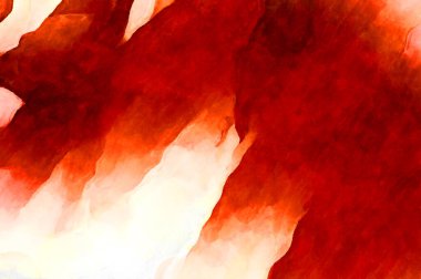 Soyut suluboya sanat eserleri. Fırça boyalı dijital resim. Renkli yaratıcı suluboya çizimi.