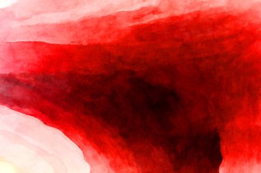 Soyut suluboya sanat eserleri. Fırça boyalı dijital resim. Renkli yaratıcı suluboya çizimi.