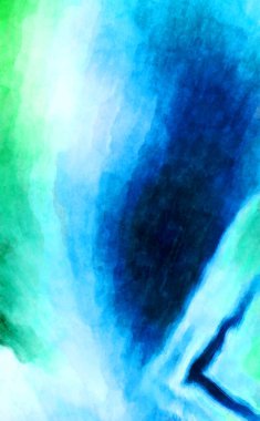 Soyut suluboya sanat eserleri. Fırça boyalı dijital resim. Renkli yaratıcı suluboya çizimi.