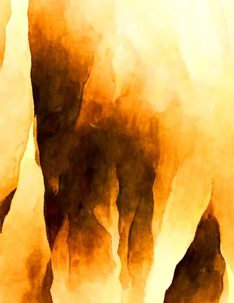 Soyut suluboya sanat eserleri. Fırça boyalı dijital resim. Renkli yaratıcı suluboya çizimi.