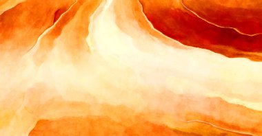 Soyut suluboya sanat eserleri. Fırça boyalı dijital resim. Renkli yaratıcı suluboya çizimi.