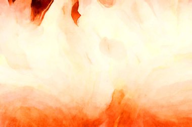 Soyut suluboya sanat eserleri. Fırça boyalı dijital resim. Renkli yaratıcı suluboya çizimi.